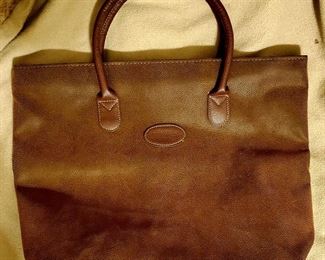 Faux leather tote. $10.