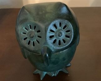 Bronze owl with pantina. $50.