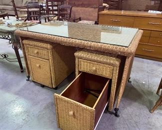 desk $165 , file cabinets with drawer and on wheels 