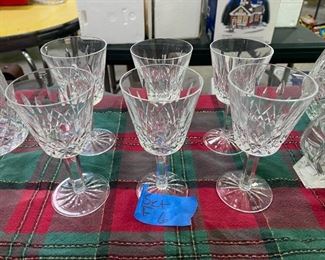 Waterford claret wine glasses $12 each