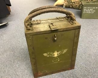German ammo artillery  case box $ 175.00