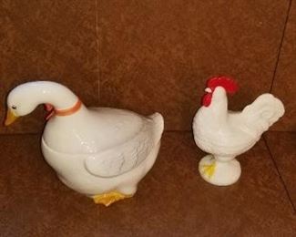 #356 2 cookie jars 18 and 12 inches tall $10