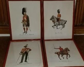 #312 10 x13 british officer prints $20