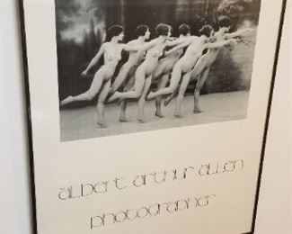 #304 Arthur Allen framed print 18x 22 $25
