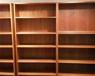 #300 3 wooden bookcases 79 tall 36 wide and 13 inches deep $5 each, you take down and carry out...$40 each we take down carry out