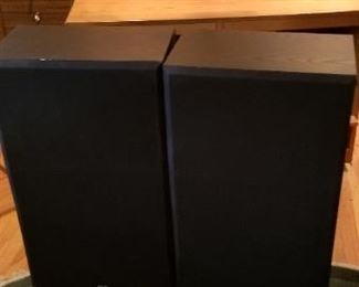 #299 KLH speaker pair B ..model 9915 19.5 wide 33 tall and 11.5 deep great shape $150