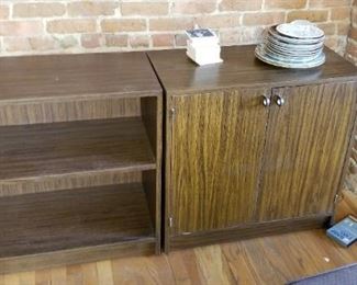 #234 bookcase cabinet duo 29.5 tall x 29.5 wide x 15.5 deep $5