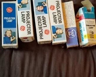 #204 vintage projector lamps $5