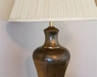 #198 vintage lamp 29 tall works $20