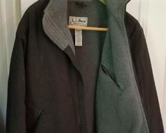 #185 ll bean regular small jacket fleece lined $7