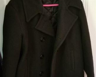 #180 wool peacoat size 38 $15