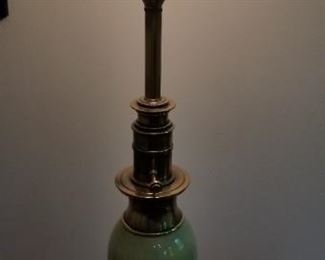 #177 Vintage Lamp 33 1/4 inches tall $45