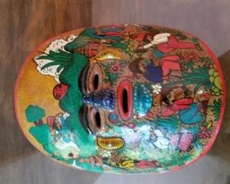 #166 ceramic mask by Concepcion 8.5 x 7 $5