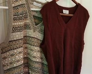 #159 2 wool sweaters size small $5