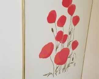 #134 40x20 P. Chu hand signed limited edition print $60