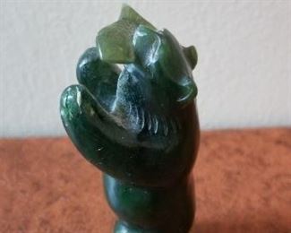 #127 jadeite bear 3.5 inches tall $40