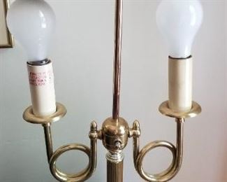 #118 vintage lamp no shade 21 tall 10 wide $10
