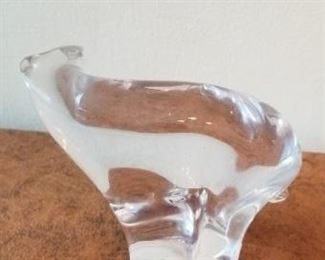 #115 crystal bear 4.5 tall $7