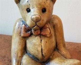 #110 porcelain bear 5 tall 5