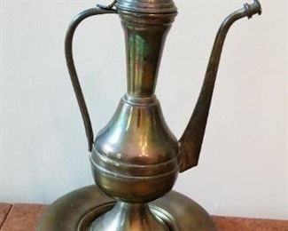 #105 metal lmap 12 inches tall $3