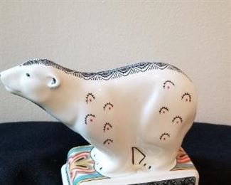 #96 Noahs ark polar bear 6 wide 5 tall $5