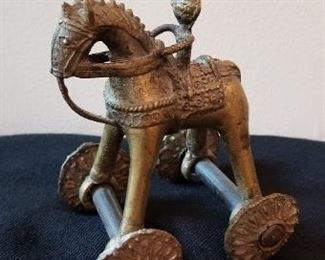 #95 brass horse 5 inches tall $15