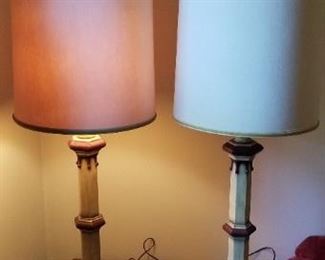 #29 pair of lamps 45 inches tall. $20
