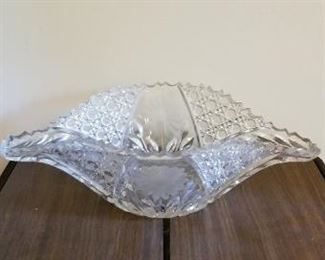 #22 cut crystal 14 long by 4.5 tall. $20