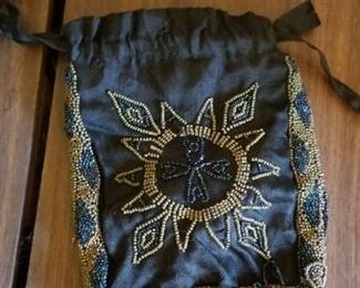 #19 beaded purse 8 tall x 5 wide. $10