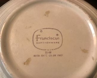 Huge set of Fransican dishes