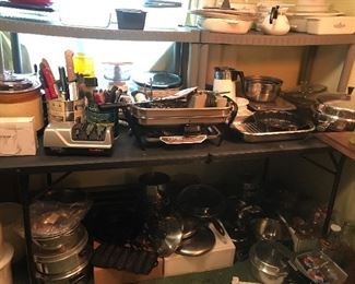 Loads of kitchen items- Revere ware