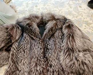Fur coats mink and fox