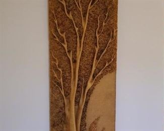 very unique macrame tree- art