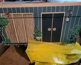 Vintage barbie house