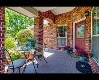 Patio table with 2 chairs