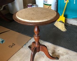 Small marble top table