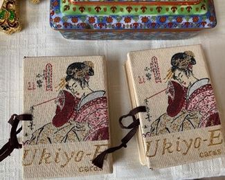 2 boxes of Ukiyo-E Playing cards  - unopened            $16.00 each