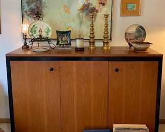 Stunning Herman Miller designed by George Nelson Mid Century cabinet  39"h X 57"w X 29"d  $1800.00