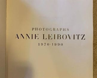 Annie Leibovitz Photographs 1970-1990 book  $28.00