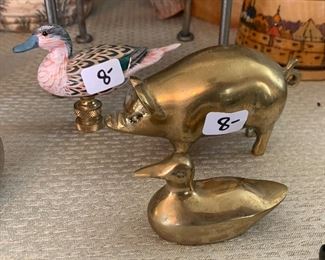 Brass duck $6.00