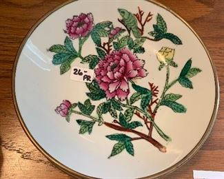 Pr. Floral plates  $26.00