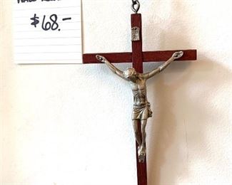 Large wood wall Rosary  $68.