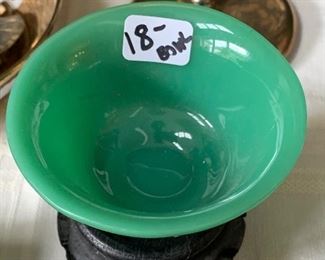 Small jade bowl $18.