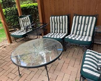 Wrought iron patio furniture 