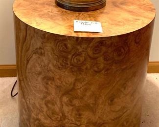 Round end table 17"h X 17"round  w/matching entry table 