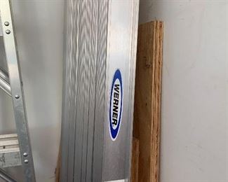 Heavy duty Werner Aluminum  PA208 Extension plank   8' to 13'    $160.