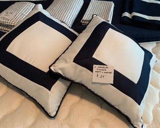 Navy & White pillow Pr. $24.