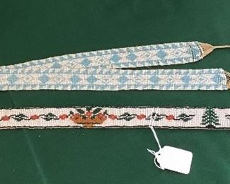 L46  Pair of vintage Indian beadwork items  $20./pr.