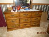 Pine dresser with mirror