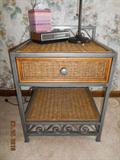 Wicker/rattan night stand